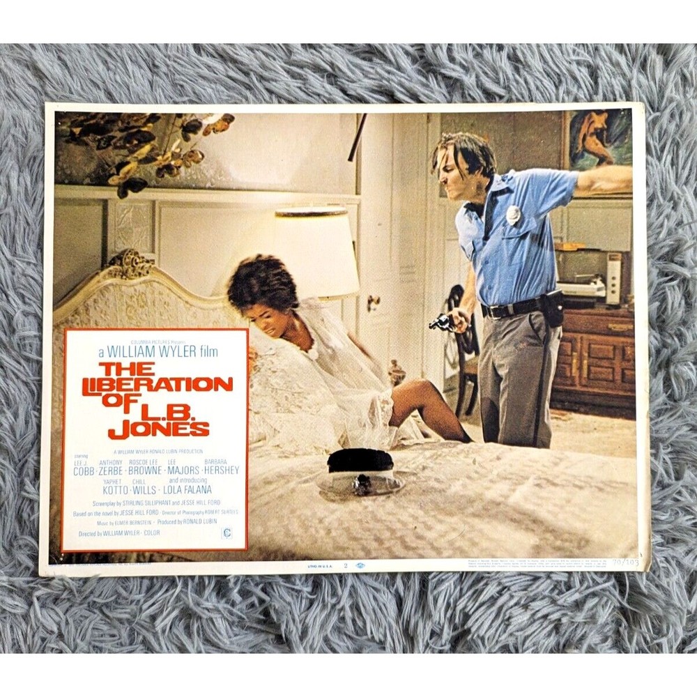 The Liberation of LB Jones 1970 Lobby Card Movie Poster Anthony Zerbe Neo Noir